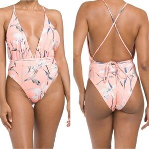 Maaji Safari Plunge One Piece Reversible Swimsuit